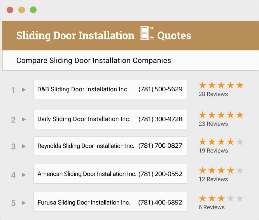 Sliding Door Installation